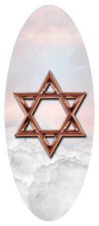 Star of David Pink Copper